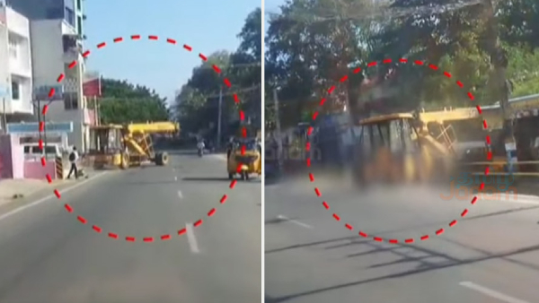 JCB Runs Amok in Kanyakumari Two Killed Several Injured in Tragic Road Accident