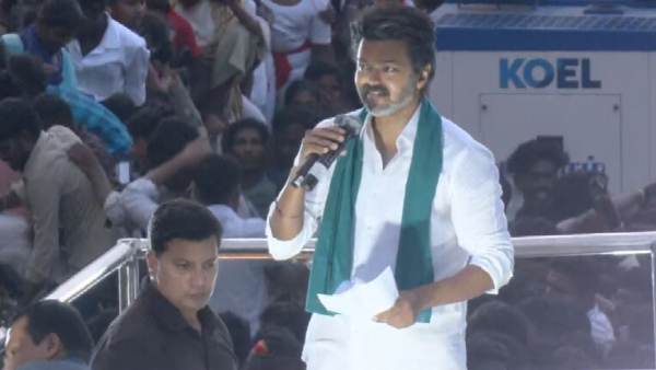TVK Vijay Accuses DMK of Taking 40 Commission from Delta Farmers at Thiruvarur Rally TVK Vijay Accuses DMK of Taking 40 Commission from Delta Farmers at Thiruvarur Rally