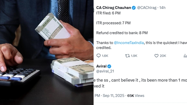 Income tax refund be credited within 2 hours Surprising information