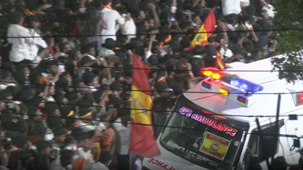 Vijay rally Stampede 10 people killed in stampede at Vijay s rally in Karur