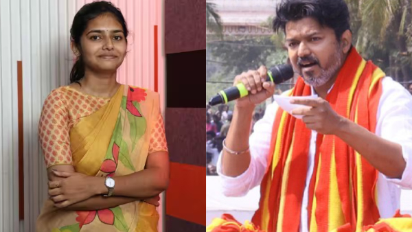 DMK s Vaishnavi Slams Vijay Luxury Cars and Caravans Keep Him Away from Common People