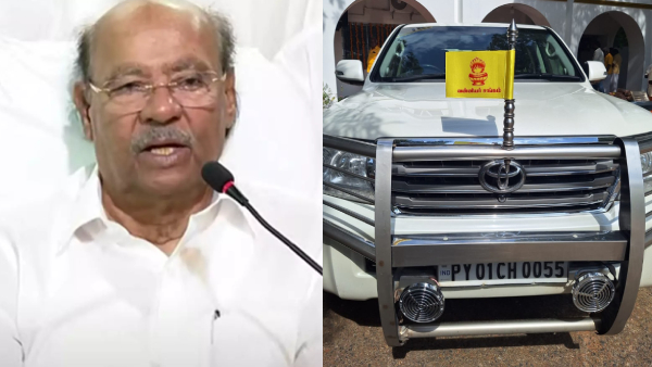 Ramadoss Replaces PMK Flag with Vanniyar Sangam Flag Sparks Political Stir