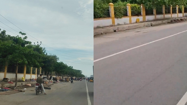 The sudden change in scenery from Velachery Railway Station to Pallikaranai Kamakshi Hospital The sudden change in scenery from Velachery Railway Station to Pallikaranai Kamakshi Hospital