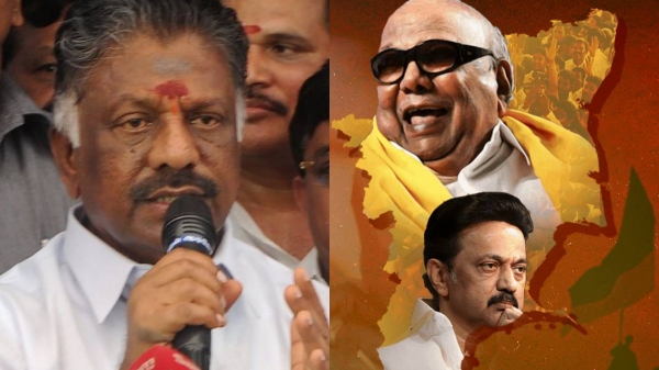 O Panneerselvam mk stalin dmk