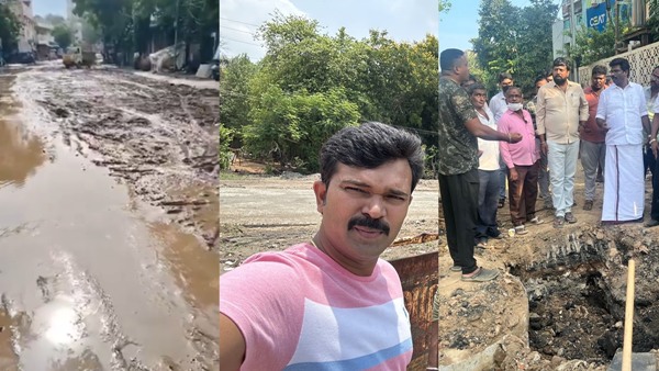 DMK MLA responds to sattai Duraimurugan who criticized the current condition of Chennai Egmore Road DMK MLA responds to sattai Duraimurugan who criticized the current condition of Chennai Egmore Road