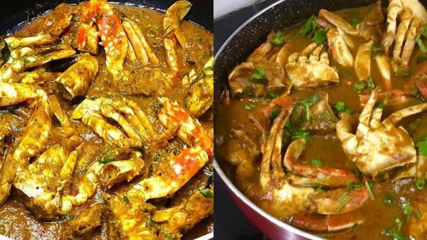 Crab food healthy food