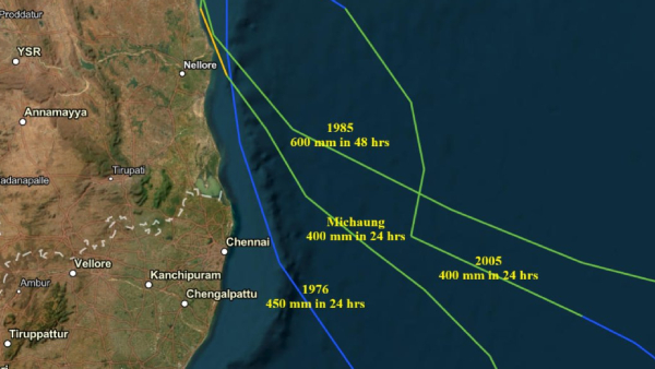 Chennai cyclone rain