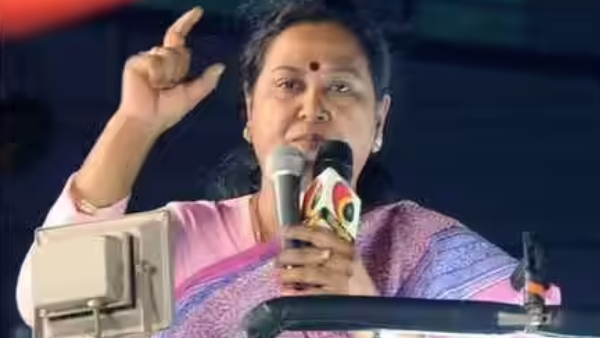 Premalatha Vijayakanth s Krishnagiri Roadshow and Van Campaign Banner After Karur Tragedy