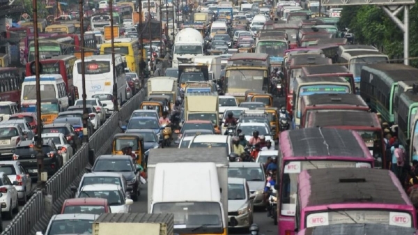 Diwali traffic change heavy vechicles Diwali traffic change heavy vechicles