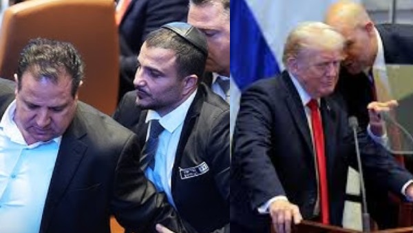 recognise-palestine-posters-disrupt-trump-s-address-at-israeli-parliament recognise-palestine-posters-disrupt-trump-s-address-at-israeli-parliament