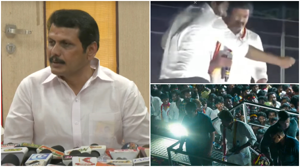 Slipper was thrown even before Vijay spoke about me says Senthil Balaji release video for evidence