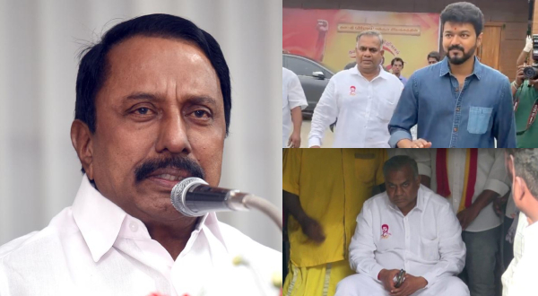 TVK Vijay plans big with Bussy Anand He wants to make him the CM of Puducherry TVK Vijay plans big with Bussy Anand He wants to make him the CM of Puducherry