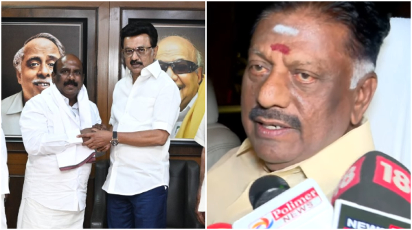 What O Panneerselvam says about his supporter and Sitting MLA Manoj Pandian joining in DMK What O Panneerselvam says about his supporter and Sitting MLA Manoj Pandian joining in DMK