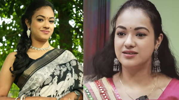 Shruthi Narayanan siragadikka Aasai serial vijay tv