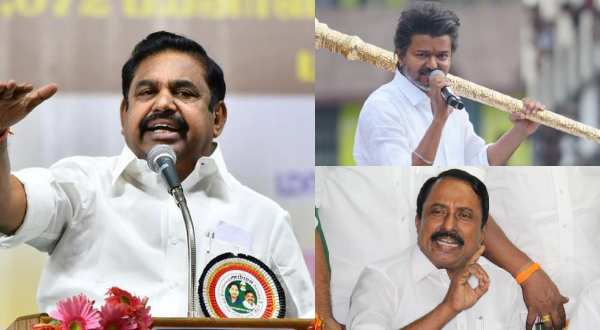 Edappadi Palanisamy plan to be friendly with TVK Vijay failed due to Sengottaiyan move