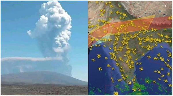 Ethiopian Hayli Gubbi Volcano Ash Reaches Delhi Many Flights affected Amid Toxic Air Crisis Ethiopian Hayli Gubbi Volcano Ash Reaches Delhi Many Flights affected Amid Toxic Air Crisis