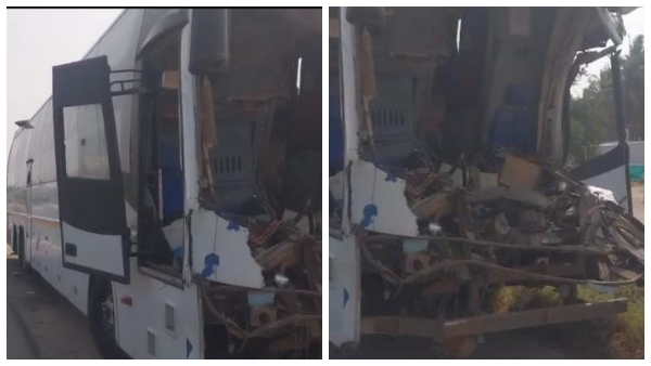 tiruppur-karnataka-government-bus-lorry-met-accident-driver-death-30-passengers-injured