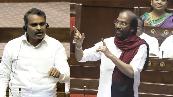 தம்பி உட்காருங்க..” எல்.முருகன், திருச்சி சிவா இடையே வெடித்த விவாதம்! மாநிலங்களவையில் சலசலப்பு | Rajya Sabha Clash: Trichy Siva & L Murugan Spar Over Dheeran Chinnamalai ...