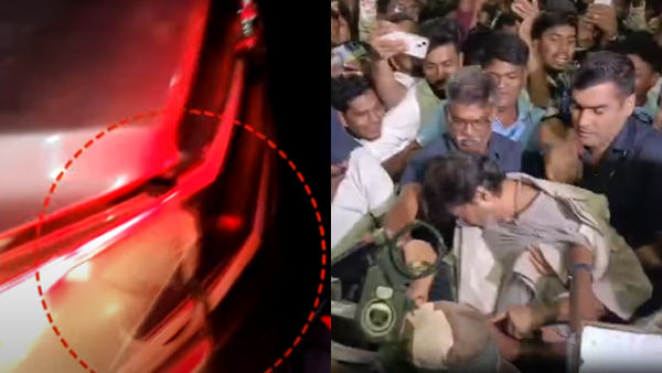 From Airport Rush to Road Mishap Vijay Has Narrow Escape in Chennai