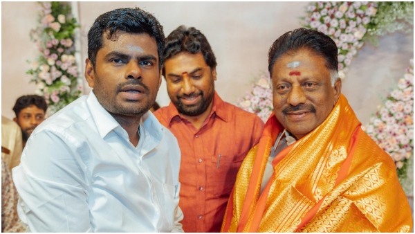 OPS Annamalai meeting OPS Annamalai meeting