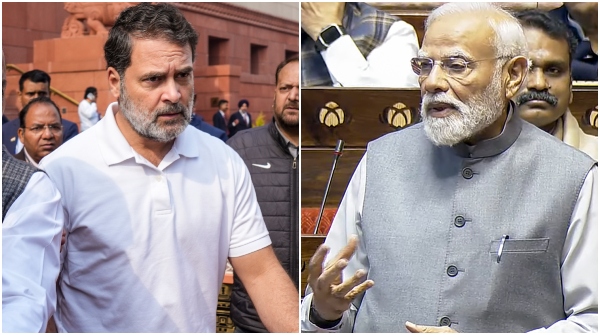 Rahul Gandhi Narendra Modi Parliament