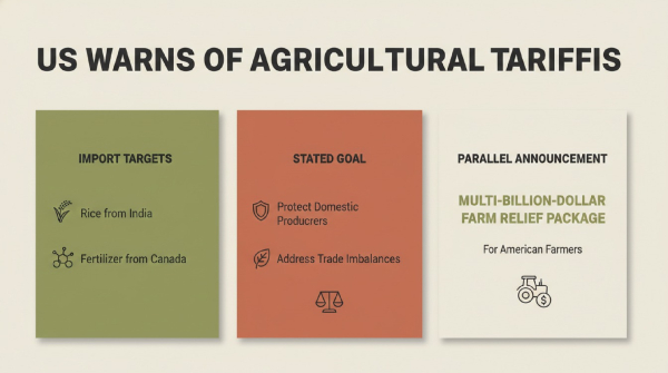 Trump Warns India of New Tariffs on Rice Imports Shouldn t Dump Rice Trade Tensions Escalate Trump Warns India of New Tariffs on Rice Imports Shouldn t Dump Rice Trade Tensions Escalate