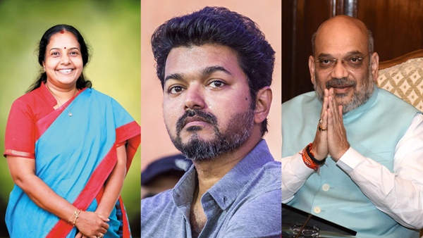 Will Vijay meet Amit Shah Vanathi Srinivasan interview Will Vijay meet Amit Shah Vanathi Srinivasan interview