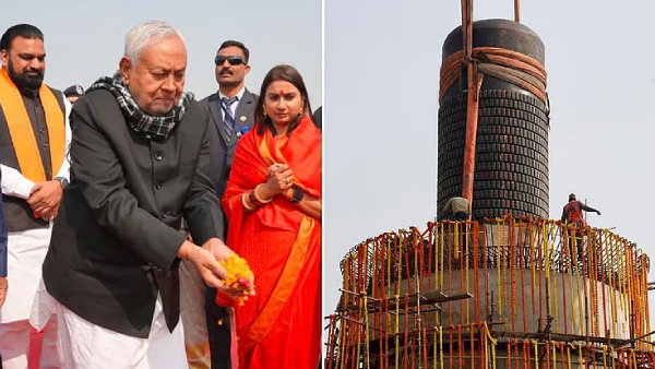 World s Largest Single-Stone Shiva Lingam from Mahabalipuram Installed at Bihar temple