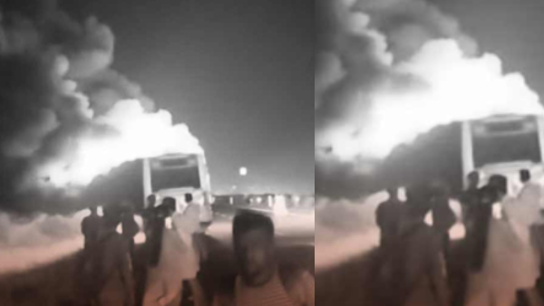 Government Bus Catches Fire Near Virudhunagar Sathur Passengers Escape Safely Government Bus Catches Fire Near Virudhunagar Sathur Passengers Escape Safely