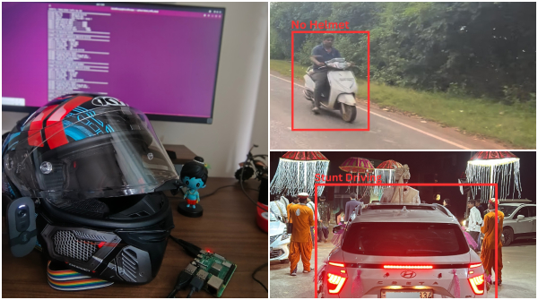Bangalore Techie Behind AI Helmet Meets Police to Discuss Real-World Implementation to end traffic
