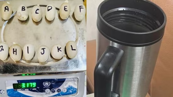 How the passenger who smuggled gold worth 4 crore hidden in a glass was caught at Mumbai airport How the passenger who smuggled gold worth 4 crore hidden in a glass was caught at Mumbai airport