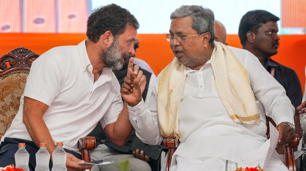 Karnataka Govt Survey Shows 83 Trust EVMs BJP Slams Rahul as Findings Contradict Congress Narrative Karnataka Govt Survey Shows 83 Trust EVMs BJP Slams Rahul as Findings Contradict Congress Narrative