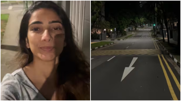 Indian Woman in Singapore Films Empty 3 AM Streets Viral Video Compares Safe Nightlife to India