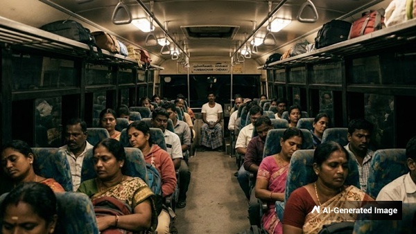 what did the passenger do on the Ottanchathram to Dindigul Trichy bus what did the passenger do on the Ottanchathram to Dindigul Trichy bus