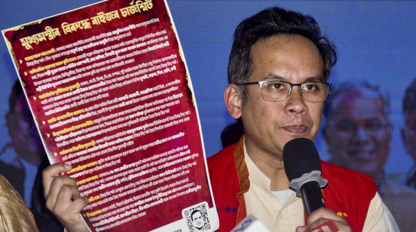 Assam election 2026 Himanta Sarma Accuses Gaurav Gogoi of Pakistan Links Attari Border Claim