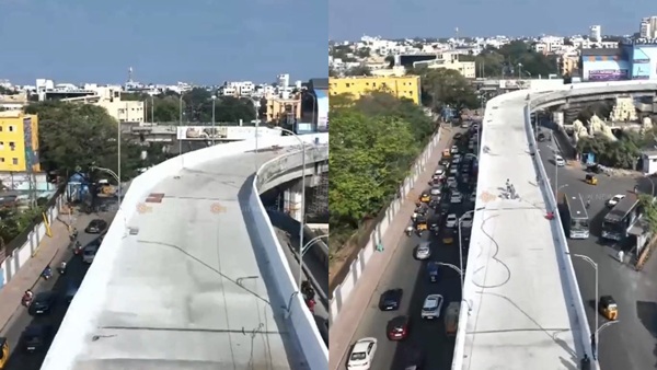 Who designed the Madhya Kailash Adyar bridge with a dangerous curve Who designed the Madhya Kailash Adyar bridge with a dangerous curve