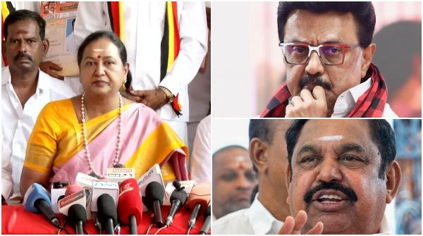 DMDK Premalatha Vijayakanth on Rajya Sabha seat Both parties are ready to offer seats for us DMDK Premalatha Vijayakanth on Rajya Sabha seat Both parties are ready to offer seats for us