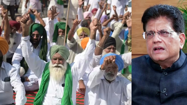 Farmers Demand Piyush Goyal s Resignation Farmers Demand Piyush Goyal s Resignation