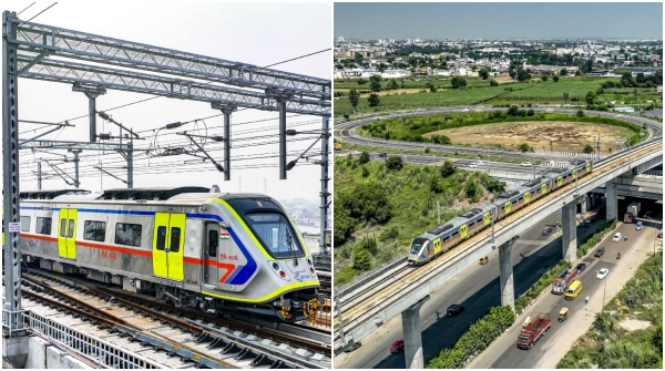 India Fastest Metro Namo Bharat Train Launched in Meerut same network two share two metros India Fastest Metro Namo Bharat Train Launched in Meerut same network two share two metros
