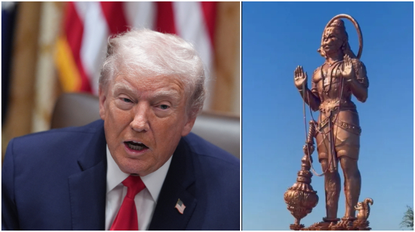Hanuman Statue in USA Trump Party Leader Calls Hindu Statue as 3rd World Aliens Netizens reacts Hanuman Statue in USA Trump Party Leader Calls Hindu Statue as 3rd World Aliens Netizens reacts