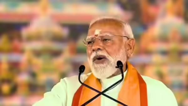 PM Modi Avoids Hindi Speaks in English Notice This at the Madurai NDA Rally PM Modi Avoids Hindi Speaks in English Notice This at the Madurai NDA Rally