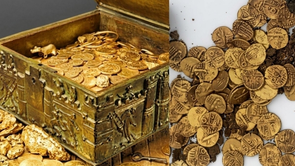 Gold found in private property Indian Treasure Trove Act 1878 Ancient idols found in land Reporting treasure to Collector Archaeological Survey of India Penalty for hiding treasure Treasure ownership India Gold silver coins found 1878 Gold found in private property Indian Treasure Trove Act 1878 Ancient idols found in land Reporting treasure to Collector Archaeological Survey of India Penalty for hiding treasure Treasure ownership India Gold silver coins found 1878