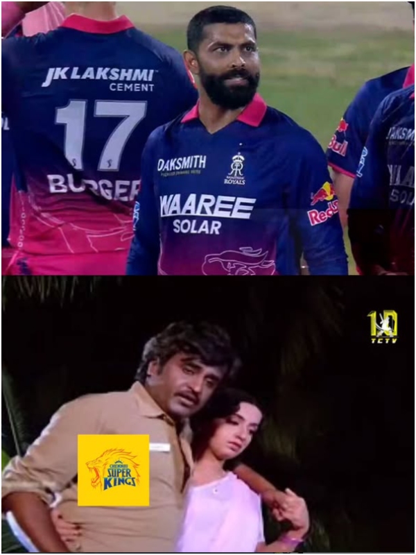 IPL CSK Memes Chennai faces humiliating defeat against Rajasthan Royals in their opening match