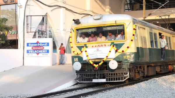 17-Year Wait Ends Chennai Beach St Thomas Mount Elevated Train Service Starts