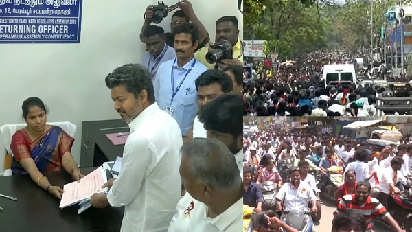Vijay Files Nomination from Perambur as TVK Candidates Gear Up Across Tamil Nadu