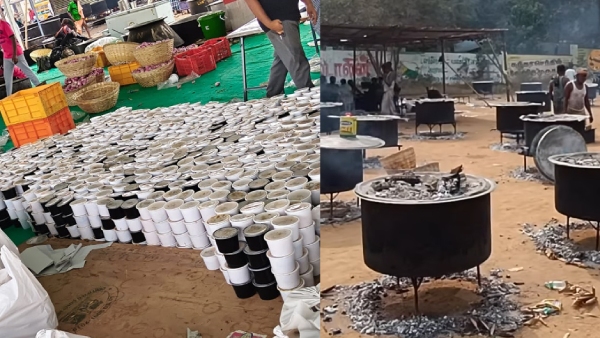 Biryani Chicken Prepared for DMK Conference Delegates in Trichy Biryani Chicken Prepared for DMK Conference Delegates in Trichy