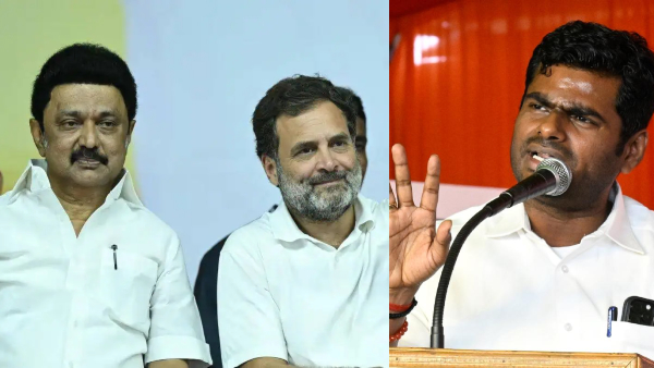 Annamalai Questions Rahul Gandhi s Shift in Tone Toward CM Stalin Annamalai Questions Rahul Gandhi s Shift in Tone Toward CM Stalin