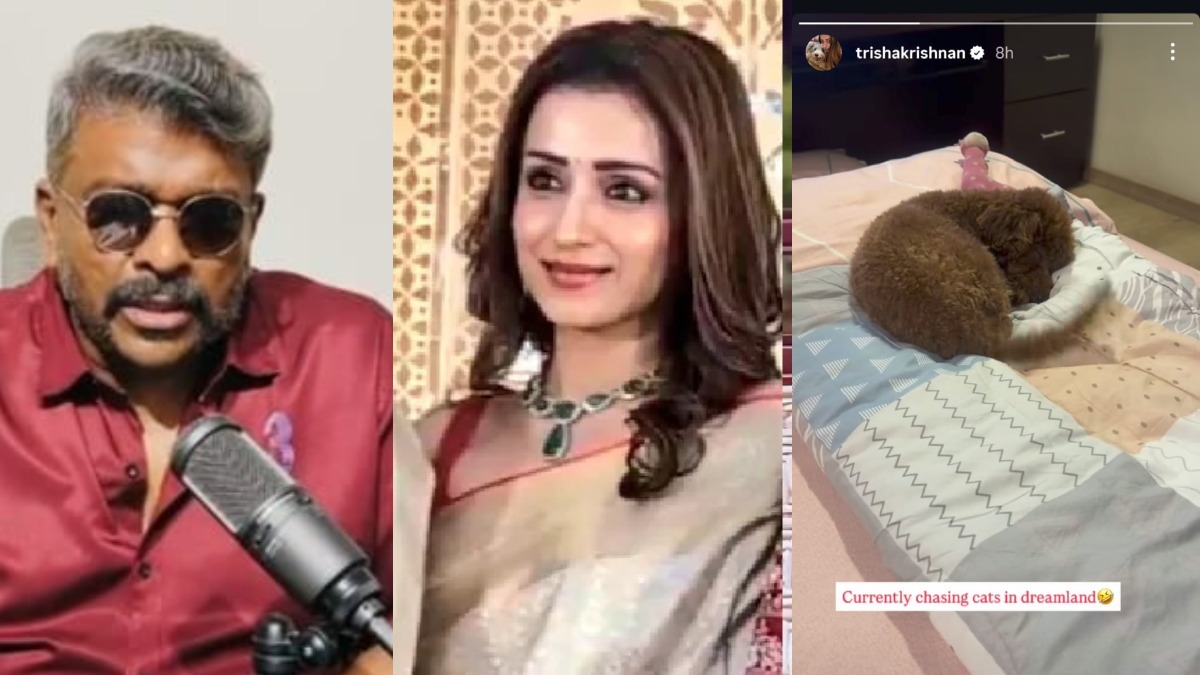 திரிஷாவால் விஜய் அரசியலுக்கு பிரச்சனை என பேசிய பார்த்திபன்! நாய் வீடியோவை வைத்து திரிஷா போட்ட போஸ்ட்