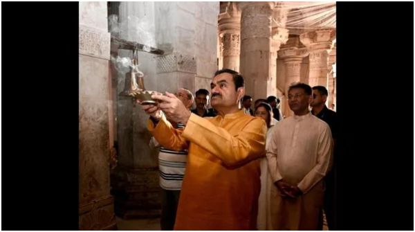 Gautam Adani Visits Taranga Hills Jain Temple On Akshaya Tritiya Gautam Adani Visits Taranga Hills Jain Temple On Akshaya Tritiya