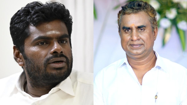 Velumani surrender Annamalai